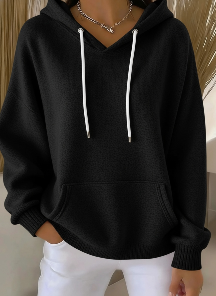 🔥Women's Casual kint Jacquard Multicolor Hoodie