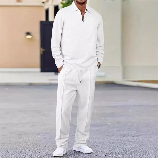 Waffle Knit Lounge Set