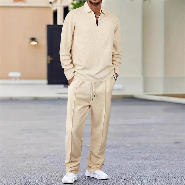 Waffle Knit Lounge Set