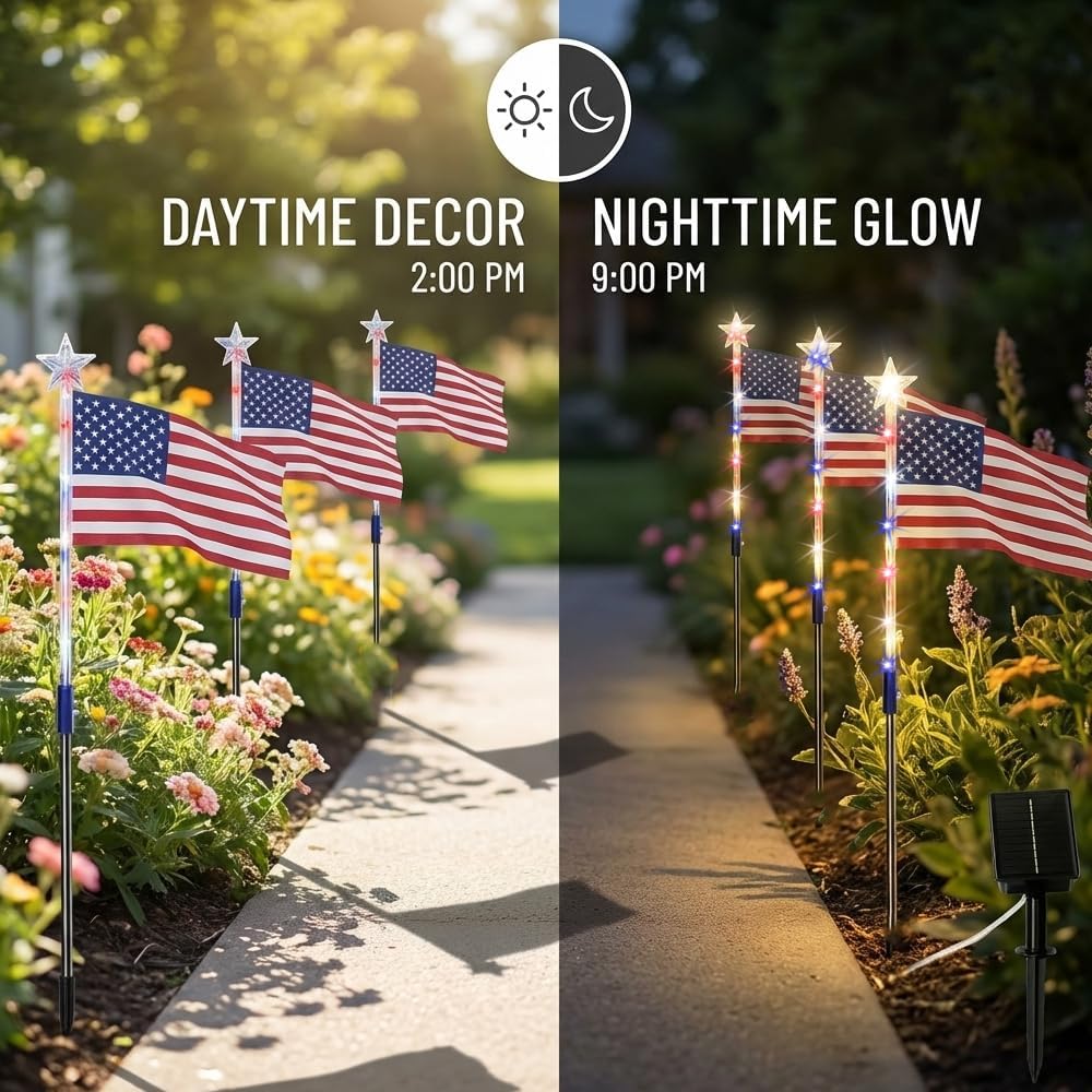 Patriot Glow American Pathway Lights