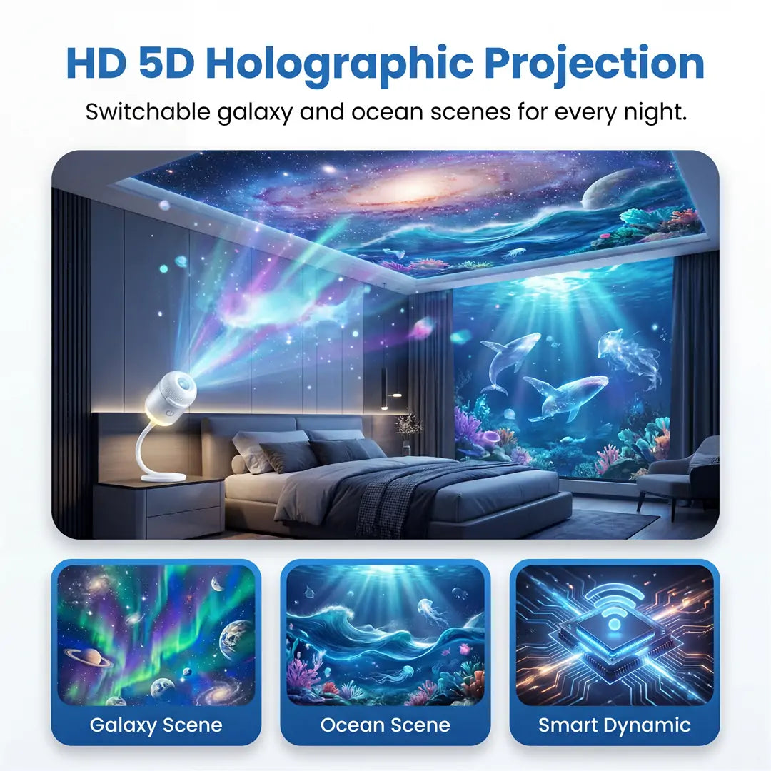 Galaxy Night Sky Mood Projector