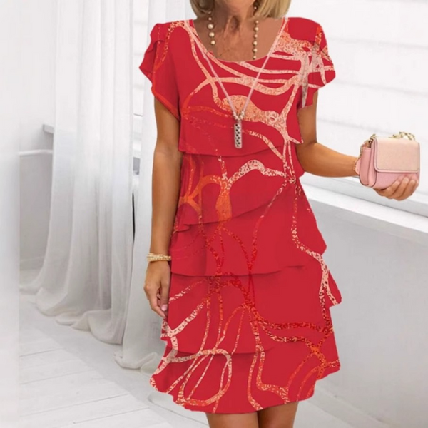 Everyday Ruffle Hem Summer Dress