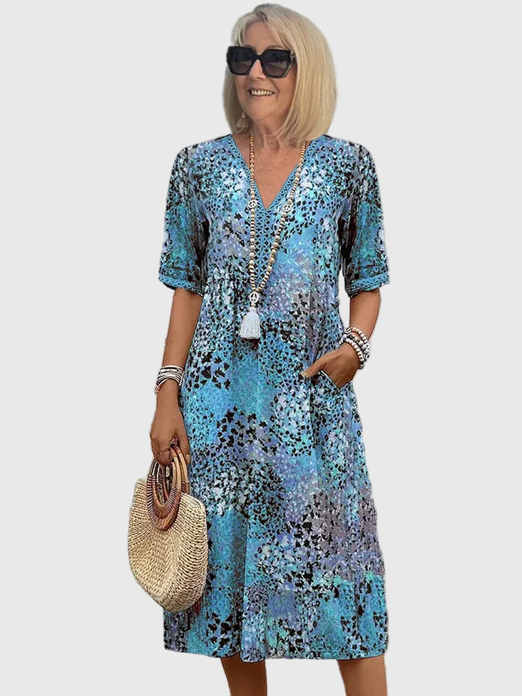 Sofia Floral Midi Everyday Dress